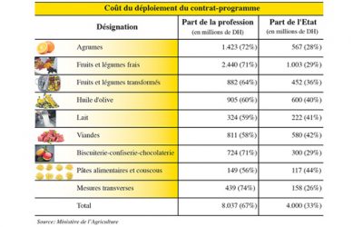 Agro-industrie: Huit filières, 8 milliards de DH d’investissement privé